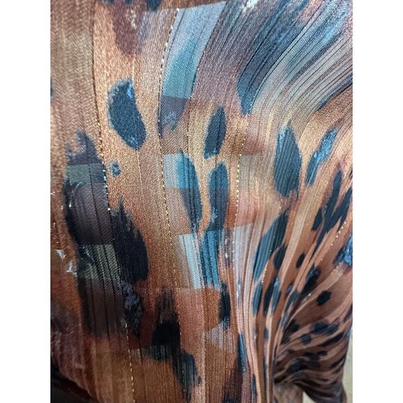 Umgee NWT Women’s Size S/M Sheer Animal Print Open Front Kimono Mob Wife NEW - Picture 10 of 15